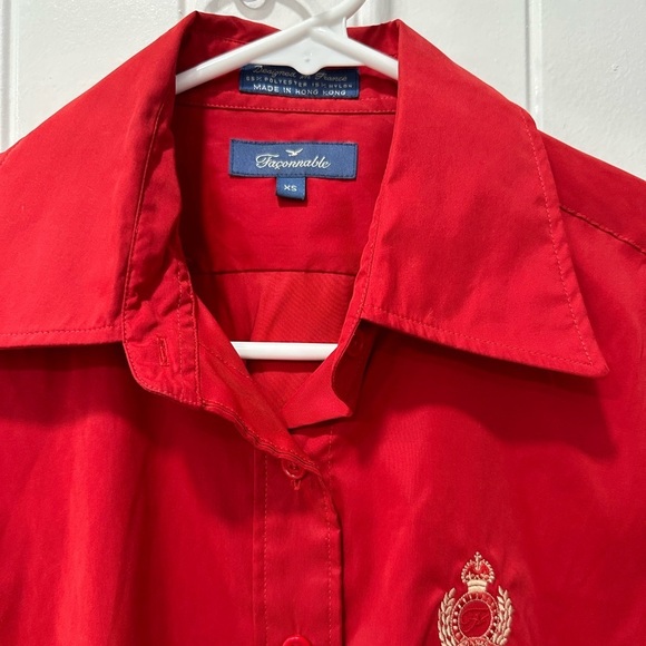 Faconnable Red Button-down Shirt - Picture 2 of 5